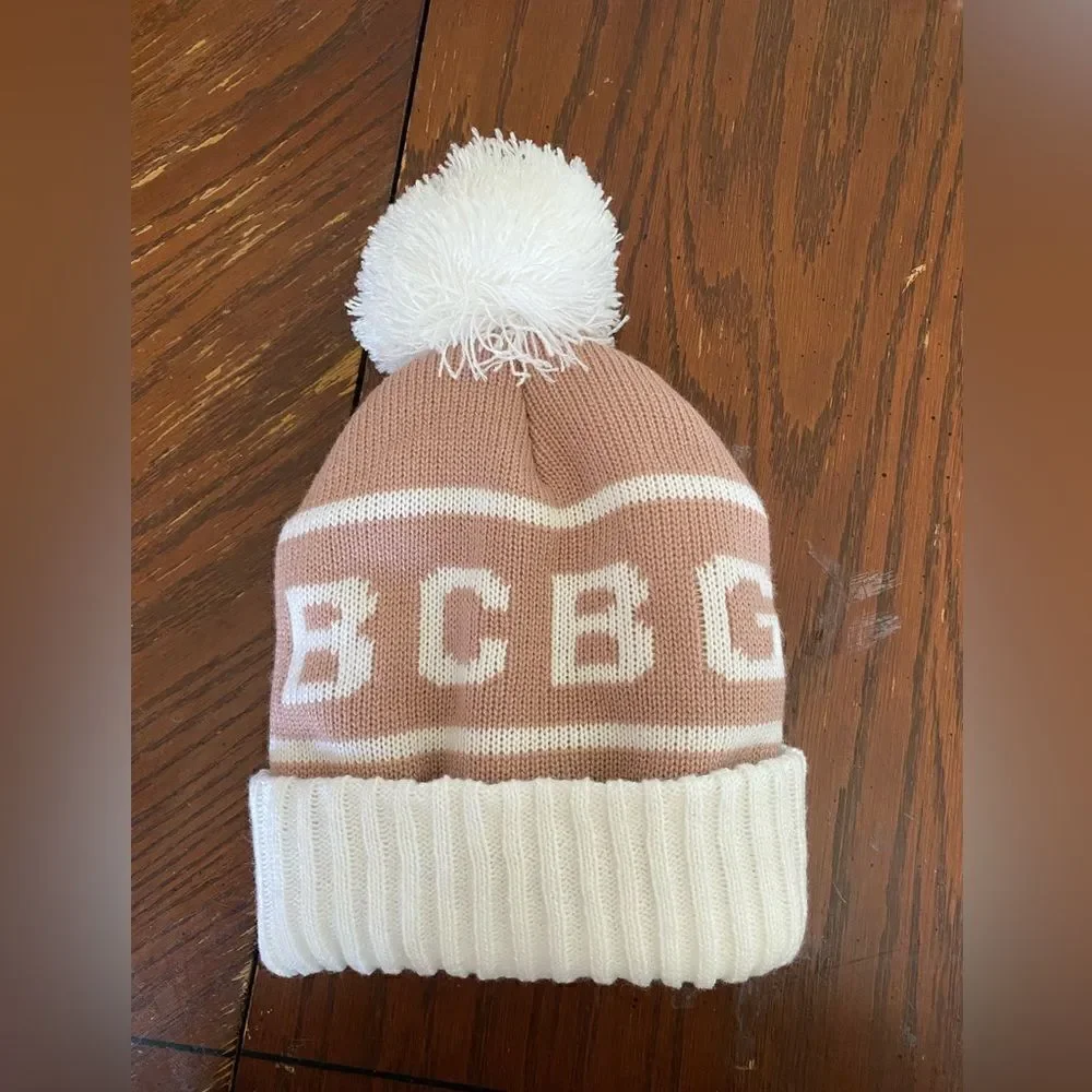 BCBGirls rose pink logo hat